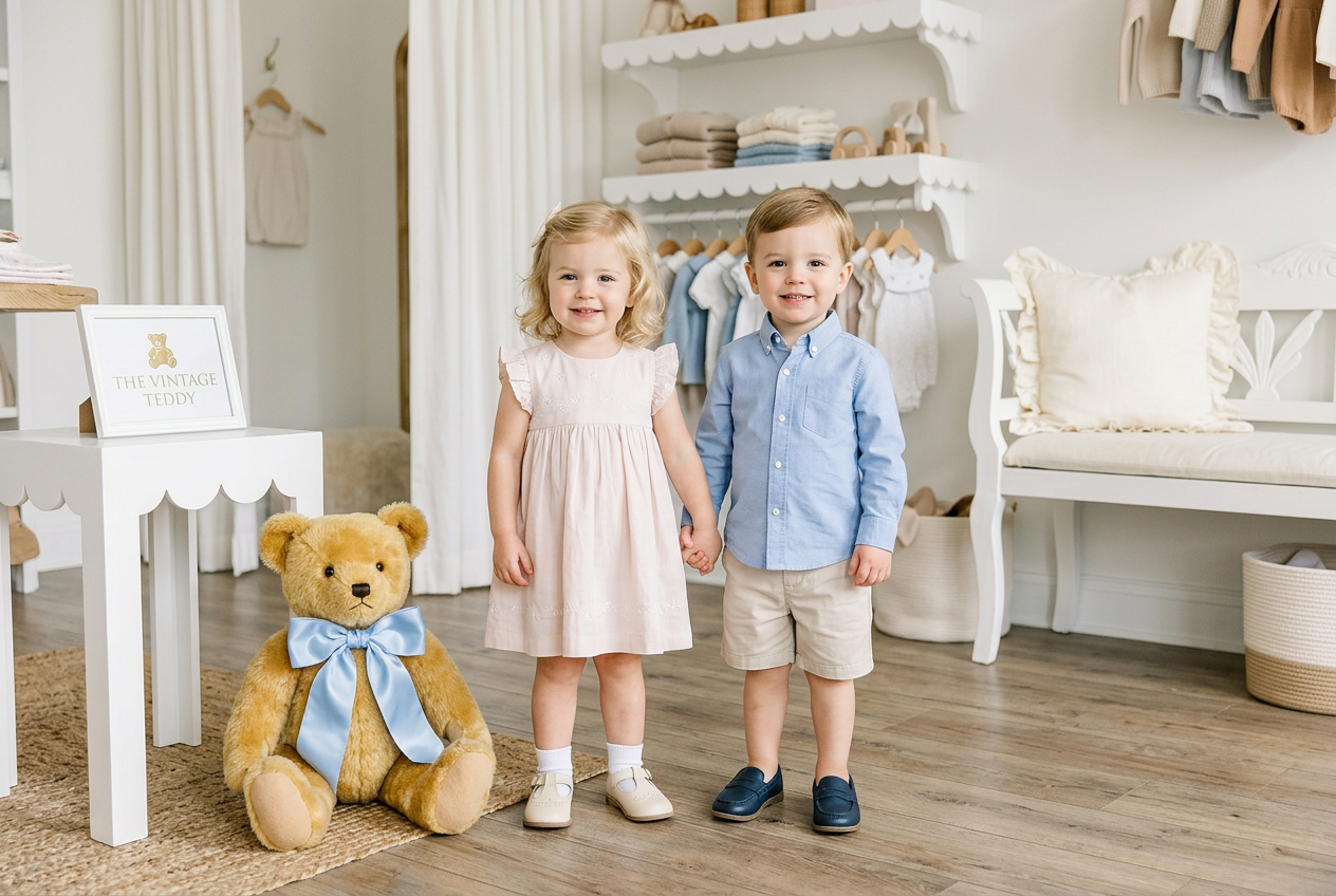 Cute Toddler Clothes for Girls & Boys Sizes 2T–5T – The Vintage Teddy