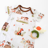 Baby One-Piece Sleep & Play Romper Woodland Animals