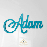 Custom Personalized Wooden Children's Name Sign Nursery & Kids Room Decor Adam