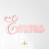 Custom Personalized Wooden Children's Name Sign Nursery & Kids Room Decor Emma