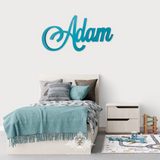 Custom Personalized Wooden Children's Name Sign Nursery & Kids Room Decor Adam
