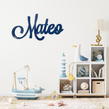 Custom Personalized Wooden Children's Name Sign Nursery & Kids Room Decor Mateo
