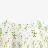 Sleep N' Play Romper Shorts Floral Leaves