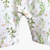 Sleep N' Play Romper Shorts Floral Leaves