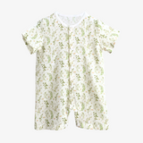 Sleep N' Play Romper Shorts Floral Leaves