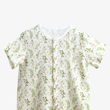 Sleep N' Play Romper Shorts Floral Leaves