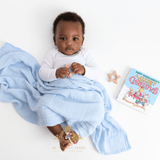 Christmas Baby Gift Set Baby Onesie, Swaddling Blanket, Toy & Children's Book Christmas Star