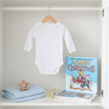 Christmas Baby Gift Set Baby Onesie, Swaddling Blanket, Toy & Children's Book Christmas Star