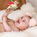 Handmade Crochet Baby Rattle Plush Toys Unicorn