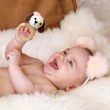 Handmade Crochet Baby Rattle Plush Toys Doggy