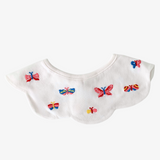 Baby Girls Boutique Bibs Butterfly Embroidery Set of 3