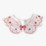 Baby Girls Boutique Bibs Butterfly Embroidery Set of 3