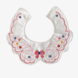 Baby Girls Boutique Bibs Butterfly Embroidery Set of 3