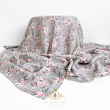 Baby Girls Gift Set Baby Onesie, Swaddling Blanket, Toy & Children's Book Time for Bed Piggy