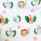 Sleep N' Play Romper Shorts Safari Animal Characters