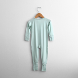 Baby & Toddler Sleep N' Play Soft Bamboo One-Piece Bodysuits Pajamas Pastels Set of 4