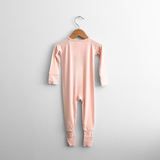 Baby & Toddler Sleep N' Play Soft Bamboo One-Piece Bodysuits Pajamas Pastels Set of 4