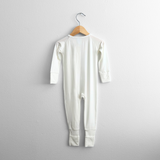 Baby & Toddler Sleep N' Play Soft Bamboo One-Piece Bodysuits Pajamas Pastels Set of 4