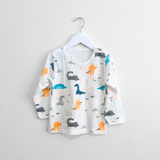 Boys Long Sleeve Pajamas Top & Pants Set Dinosaurs