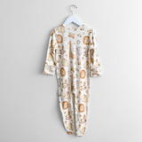 Sleep N' Play Footed One-Piece Bodysuit Sleeper Pajamas Nursery Safari