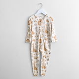 Sleep N' Play Footed One-Piece Bodysuit Sleeper Pajamas Nursery Safari