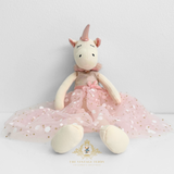 Handmade Princess Ballerina Dolly Plush Toy Unicorn Pink