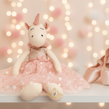 Handmade Princess Ballerina Dolly Plush Toy Unicorn Pink
