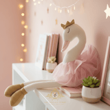 Handmade Princess Ballerina Dolly Plush Toy Swan