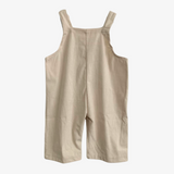 Boys Corduroy Overalls Pants Cream