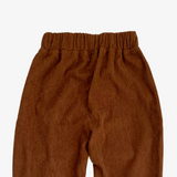 Boys Corduroy Pants Relaxed Fit Trousers Brown