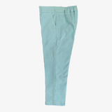 Boys Linen Suit Vest & Trousers Pants Set Ocean Blue & Grey