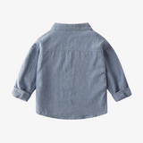 Boys Oxford Long Sleeve Button Down Shirt