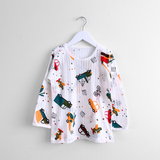 Boys Long Sleeve Pajamas Top & Pants Set Cars & Planes