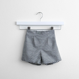 Boys Short Sleeve Sailor Dress Shirt & Shorts Matching Outfit Navy Blue & White