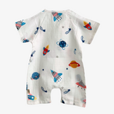 Sleep N' Play Romper Shorts Space Explorer