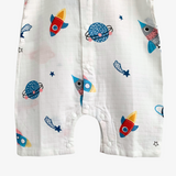 Sleep N' Play Romper Shorts Space Explorer