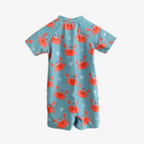 Boys One-Piece Swimsuit Romper Crabs & Sea Shells