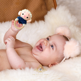 Handmade Crochet Baby Rattle Plush Toys Lamb