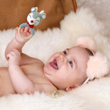 Handmade Crochet Baby Rattle Plush Toys Boy Deer