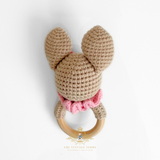 Handmade Crochet Baby Rattle Plush Toys Ms. Bunny