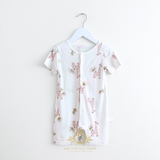Baby One-Piece Sleep N' Play Romper Shorts Giraffe