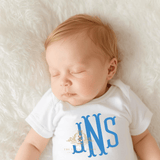 Custom Personalized Monogram Baby Onesie Child's Initials