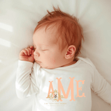 Custom Personalized Monogram Baby Onesie Child's Initials