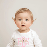 Custom Personalized Monogram Baby Onesie Child's Initials