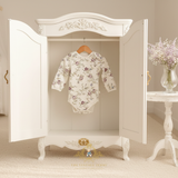 Baby Girls Onesie Sleep N' Play Romper Long Sleeve Lavender Flowers