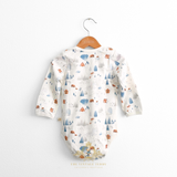 Baby Onesie Sleep N' Play Romper Long Sleeve Cabin Bear & Friends