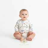 Baby Onesie Sleep N' Play Romper Long Sleeve Cabin Bear & Friends