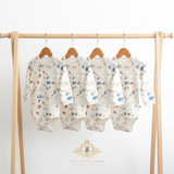 Baby Onesie Sleep N' Play Romper Long Sleeve Cabin Bear & Friends