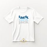 Boys Custom Graphic Tees Personalized Name Tri-Color Bold