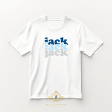 Boys Custom Graphic Tees Personalized Name Tri-Color Bold
